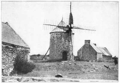 A UNIQUE OLD WINDMILL IN PICTURESQUE FRANCE